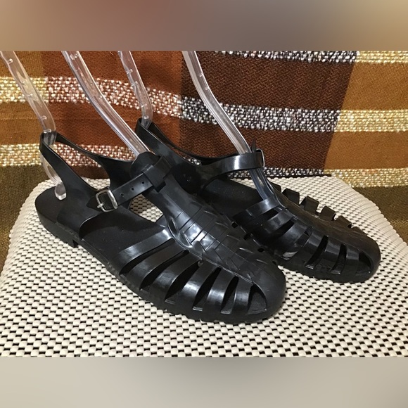 Stefania Shoes Italian Made Jelly Gladiator Footwear Sandals Size EU 41 = US 10 - Picture 2 of 7